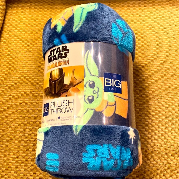 New Star Wars Mandalorian Baby Yoda Grogu Blanket - Picture 1 of 5